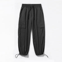 Load image into Gallery viewer, Drawstring Cuffs Plus Fleece Loose Casual Cotton Pants
