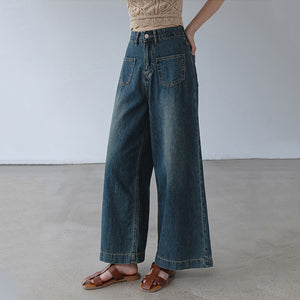 Straight Wide-leg Loose Trousers