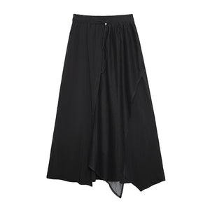 Irregular Patchwork A-line Skirt