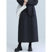 Load image into Gallery viewer, Retro Winter Mid-length Cotton Skirt
