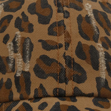 Load image into Gallery viewer, Leopard Print Ripped Baseball Cap
