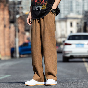 Loose Straight Wide Leg Trousers