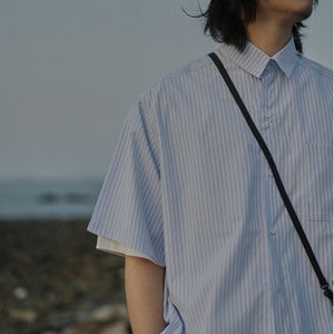 Summer Striped Short-sleeved Shirt