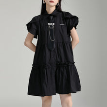 Load image into Gallery viewer, Ruffled Short Sleeve Dress
