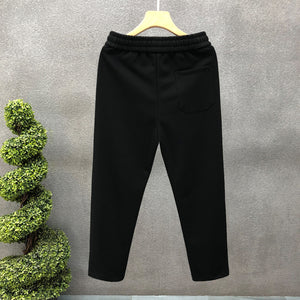 Straight Mid-rise Stretch Trousers