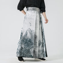 Load image into Gallery viewer, Ink Printed Hanfu Horse Face Skirt
