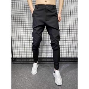 Slim Fit Casual Cuff Pants