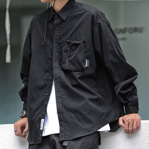 Japanese Loose Solid Color Shirt