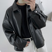 Load image into Gallery viewer, Leather PU Casual Jacket
