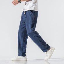 Load image into Gallery viewer, Cotton Linen Straight Casual Pants
