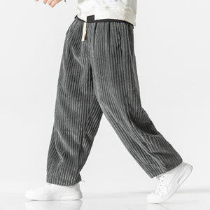 Loose Corduroy Harem Pants