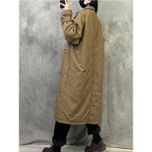 Load image into Gallery viewer, Padded Windbreaker Loose Mid-Length Cotton Coat
