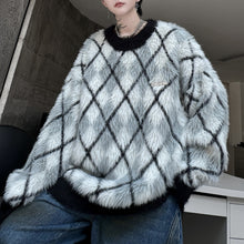 Load image into Gallery viewer, Plaid Pullover Soft Woolen Sweater
