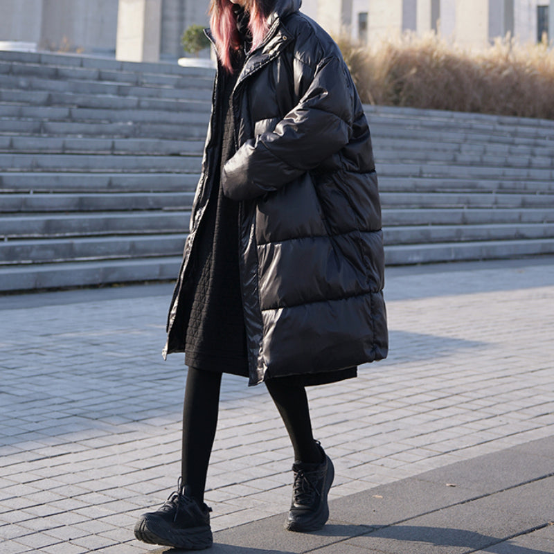 Black Loose Oversize Coat