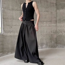 Load image into Gallery viewer, Layered Pleated Drape Wide-leg Culottes
