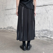 Load image into Gallery viewer, Summer Topstitch Loose Swing Skirt
