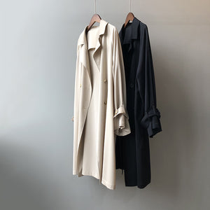 Mid-Length Large Size Straight Windbreaker