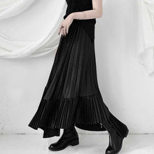 Load image into Gallery viewer, High Waist Casual Pleated Irregular Skirt
