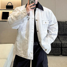 Load image into Gallery viewer, Washed Cotton Distressed Canvas Jacket
