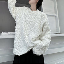 Load image into Gallery viewer, Round Neck Grainy Pullover Sweater
