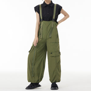 Retro Adjustable Casual Work Overalls