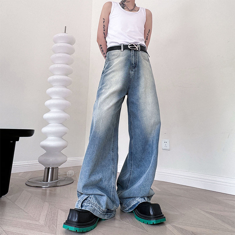 Vintage Straight Wide Leg Jeans