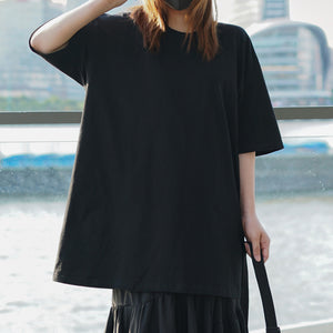 Black Loose Short Sleeve T-shirt