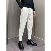 Load image into Gallery viewer, Casual Solid Color Straight Leg Ankle-length Pants
