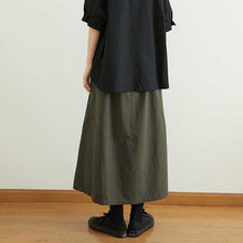 Load image into Gallery viewer, Solid Color Elastic Waist Skirt
