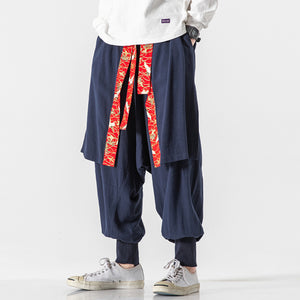 Linen Cotton Loose-Fitting Pants