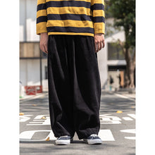 Load image into Gallery viewer, Japanese Retro Loose Corduroy Wide-leg Pants
