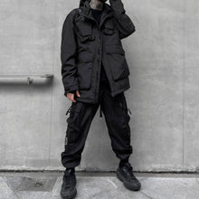 Load image into Gallery viewer, Dark Multi-pocket Functional Techwear Jacket
