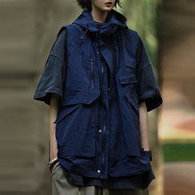 Load image into Gallery viewer, Hooded Waterproof Work Vest
