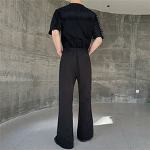 Load image into Gallery viewer, Straight Fit Loose Flared Trousers
