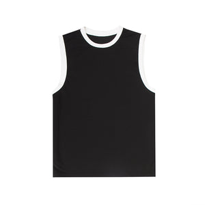 Retro Contrast Casual Vest