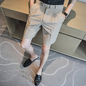 Straight-Leg Thin Casual Trousers