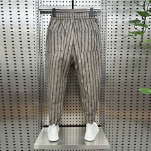 Load image into Gallery viewer, Vertical Striped Slim Casual Harem Pants
