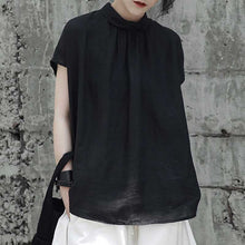 Load image into Gallery viewer, Loose Pleated Short Sleeve T-Shirt
