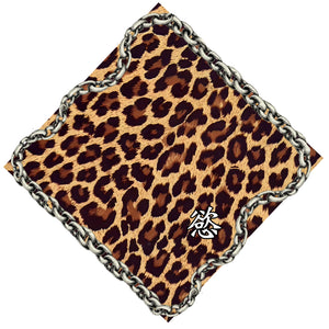 Leopard Print American Retro Street Hip-hop Headscarf