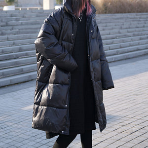 Black Loose Oversize Coat