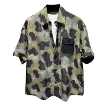 Load image into Gallery viewer, Printed Patchwork Casual Shirt
