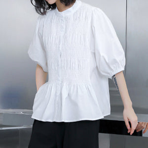 Crumpled Lantern Short Sleeve Shirt