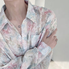 Load image into Gallery viewer, Casual Floral Loose Long Sleeve Shirt
