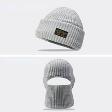 Load image into Gallery viewer, Retro Black Warm Knitted Hat
