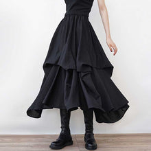 Load image into Gallery viewer, High Waist Irregular Pleated Skirt
