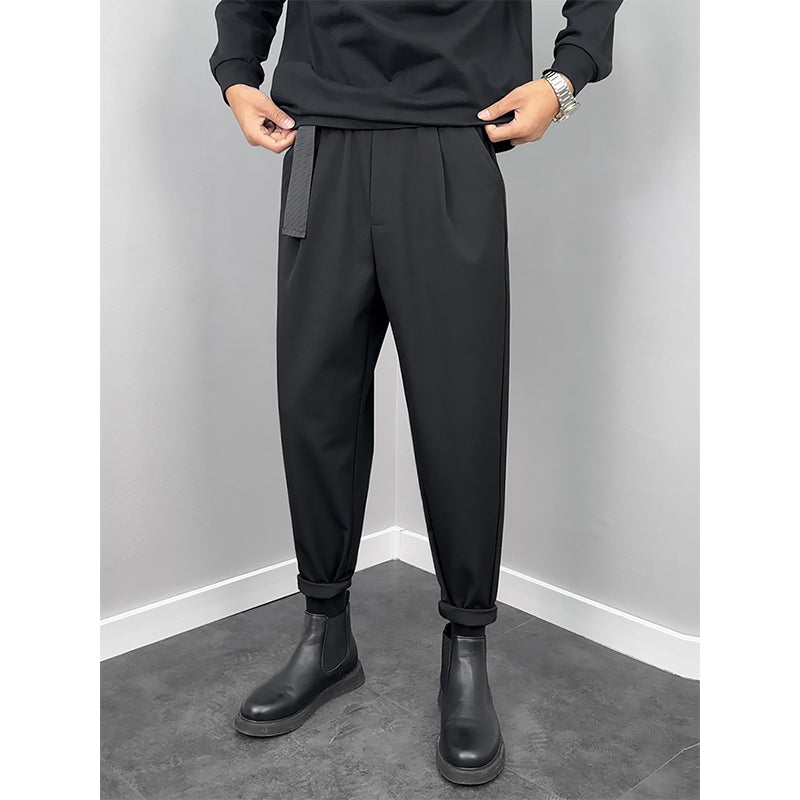 Black Casual  Pencil Pants