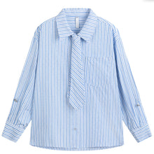 Load image into Gallery viewer, Tie Striped Diamond Shirt
