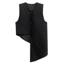 Load image into Gallery viewer, Dark Asymmetric Cotton Vest
