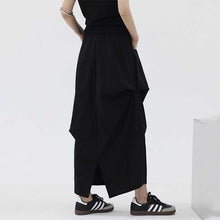 Load image into Gallery viewer, Irregular Pleated Puffy Straight Parachute Skirt
