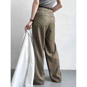 Loose Wide Leg Suit Pants